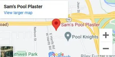 A map of the location of sam 's pool house